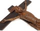 Christ crucifix believe eighteenth century carved oak wood