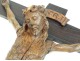Christ crucifix believe eighteenth century carved oak wood