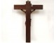 Christ crucifix believe eighteenth century carved oak wood