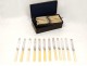 24 knives sterling silver sterling silver Minerva Goldsmith Queille nineteenth