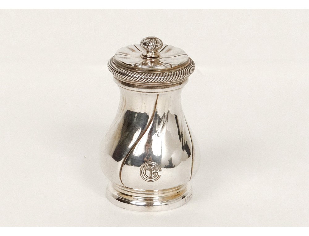 sucrier + pince Christofle métal argenté