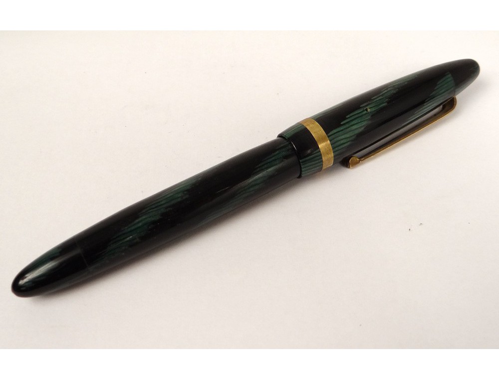 Stylo Plume Ancien Soma En Or 18% - Années 1940-1950, France, Bon état Avec écrin