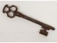 Key old key antique wrought iron castle key eighteenth century