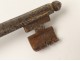 Key old key antique wrought iron castle key eighteenth century