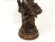 Beautiful young woman bronze sculpture The Source Mathurin Moreau nineteenth century