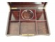 Box box game cards Boulle marquetry brass shield Napoleon III nineteenth