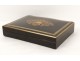 Box box game cards Boulle marquetry brass shield Napoleon III nineteenth