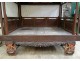 Closed canopy bed Jiazichuang Chinese carved gilt dragons Qing nineteenth