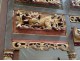 Closed canopy bed Jiazichuang Chinese carved gilt dragons Qing nineteenth