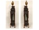 Louis XV cartel ass lamp painted wood gilt bronze flowers eighteenth Science