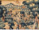 Large Aubusson tapestry hunting scene knights medieval eighteenth birds