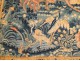 Large Aubusson tapestry hunting scene knights medieval eighteenth birds