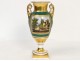 Medici porcelain vase Paris romantic landscape characters harp nineteenth