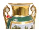 Medici porcelain vase Paris romantic landscape characters harp nineteenth