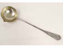 Ladle soup cream milk solid silver Minerva Boulenger Napoleon III nineteenth