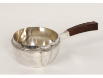 Pot sterling silver Minerva Goldsmith L.Lapar french silver saucepan nineteenth