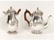 2 jugs sterling silver shells silver Minerva Napoleon III nineteenth century