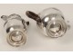 2 jugs sterling silver shells silver Minerva Napoleon III nineteenth century