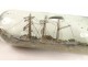 Model ship 3 masted bottle diorama tug art popular ship nineteenth