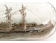 Model ship 3 masted bottle diorama tug art popular ship nineteenth