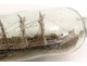 Model ship 3 masted bottle diorama tug art popular ship nineteenth