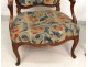 Paire fauteuils Louis XV noyer sculpté estampille Meunier armchairs XVIIIè