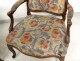 Paire fauteuils Louis XV noyer sculpté estampille Meunier armchairs XVIIIè