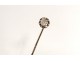 Stunning Tie pin white gold head eagle diamond twentieth century
