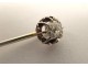 Stunning Tie pin white gold head eagle diamond twentieth century