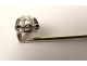 Stunning Tie pin white gold head eagle diamond twentieth century