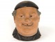 Tobacco jar slip ecclesiastical man Bernhard Bloch nineteenth century