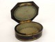 Coffret boîte bois noirci dorure Tahan Paris Napoléon III XIXème siècle