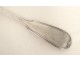 Louche argent massif filets Minerve orfèvre Cottat silver ladle XIXè siècle