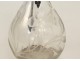 Aiguière Louis XV argenté cristal fleurs rocaille Art Nouveau XIXème siècle