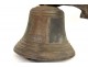 Cloche de propriété château bronze fer forgé fondeur Lechesne Le Mans XIXè