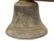 Cloche de propriété château bronze fer forgé fondeur Lechesne Le Mans XIXè