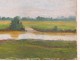 HST painting landscape countryside edge Loire painting XIXth century