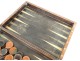 Jeu de jacquet palissandre jetons backgammon trictrac XIXème siècle