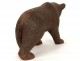 Superbe sculpture ours bois Forêt Noire Black Forest antique bear XIXème