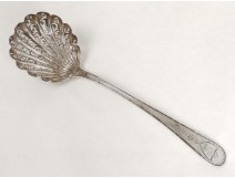 Spoon sprinkle silver monogram crest Old Man nineteenth century