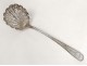 Spoon sprinkle silver monogram crest Old Man nineteenth century