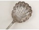 Spoon sprinkle silver monogram crest Old Man nineteenth century