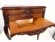 Worker Louis XV rosewood table book shell Napoleon III 19th