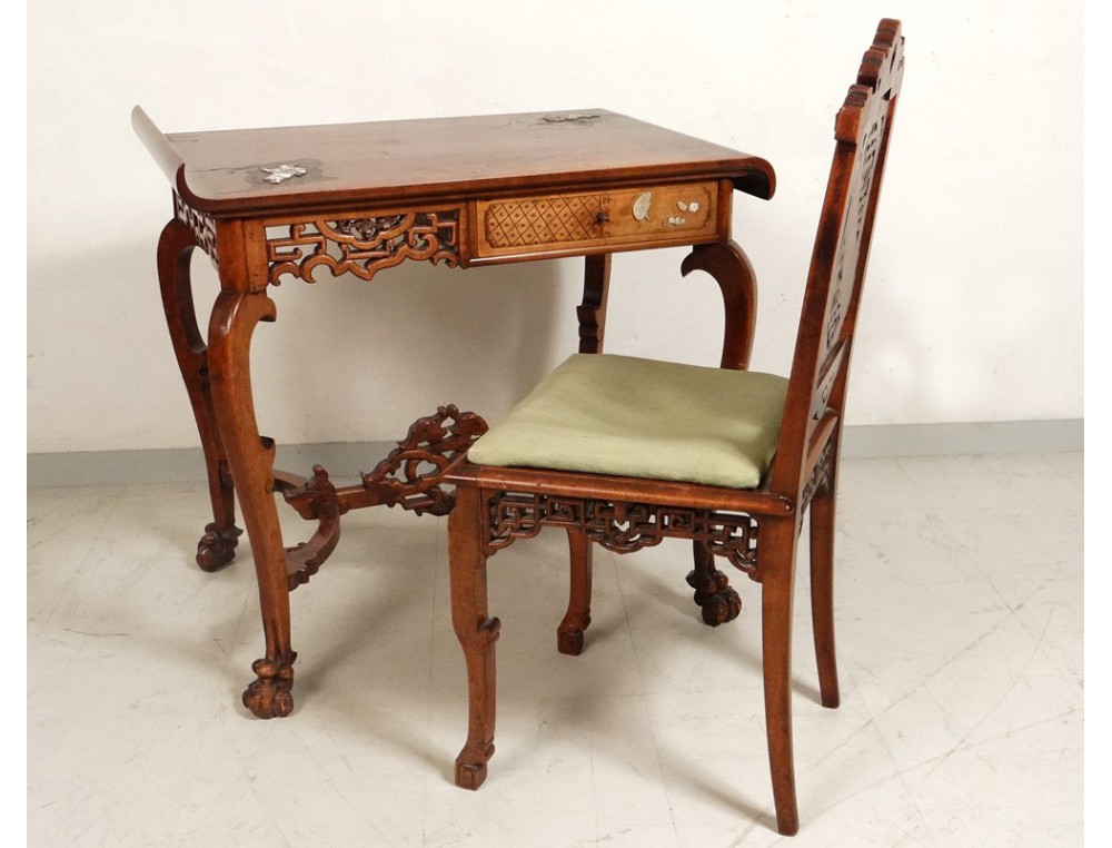 Chinese Characters Carved Wooden Office Chair Flowers Nineteenth View Full Size Previous Chinese Characters Carved Wooden Office Chair
