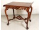 Chinese characters carved wooden office chair flowers nineteenth bird table