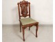 Chinese characters carved wooden office chair flowers nineteenth bird table