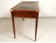 Table game backgammon Louis XVI mahogany golden brass backgammon chips XVIII