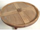Pedestal table tripod solid mahogany Cuba Blue Marble Restoration XIX