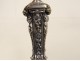 Pair of bronze candlesticks silver caryatids Boudet Paris Napoleon III nineteenth