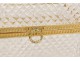 Coffret boîte cristal taillé pointes diamant bronze doré Napoléon III XIXè